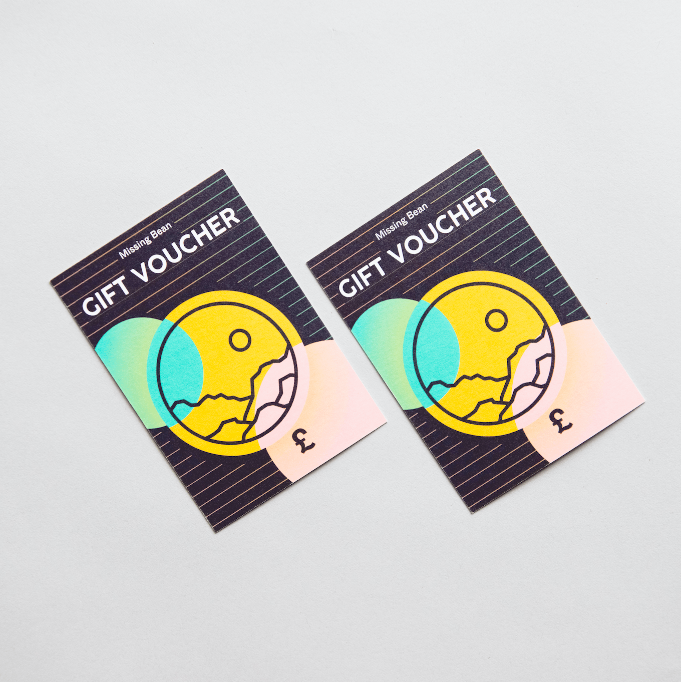 Two Missing Bean coffee roasters online gift vouchers.