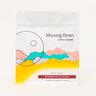 250g bag of Missing Bean's Ethiopia Echemo natural coffee beans, with tasting notes of strawberry, grapefruit and caramel.