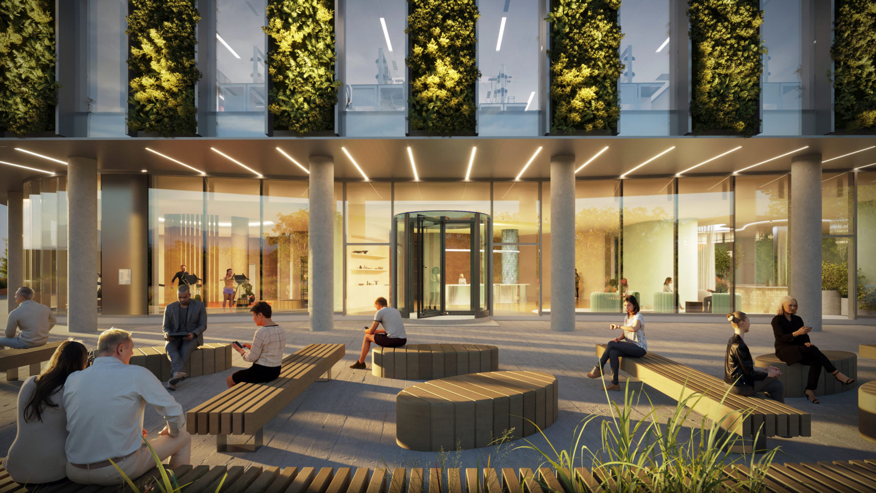 Rendering of the exterior of Missing Bean Trinity